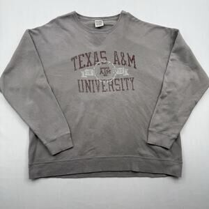 Texas A&M Aggies Crewneck Sweatshirt Men’s 2XL Gray